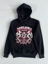 Y2K Dragon Graphic Black Hoodie (M)