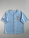 MLB LA Dodgers Sky Blue Baseball Jersey (L/Xl)