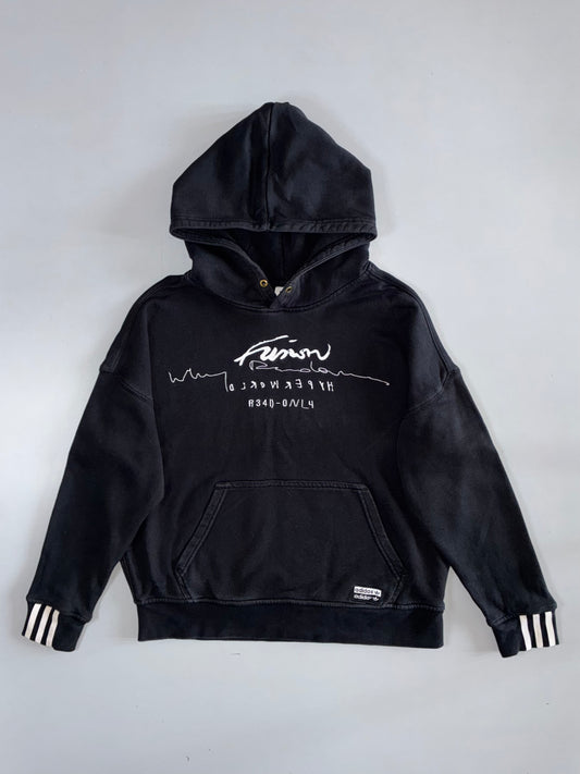 Adidas Originals “Futurism” Hyperworld Read-Only Script Pullover Hoodie (M)