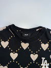 MLB Korea | LA Dodgers All-Over Heart Print T- shirt (S)