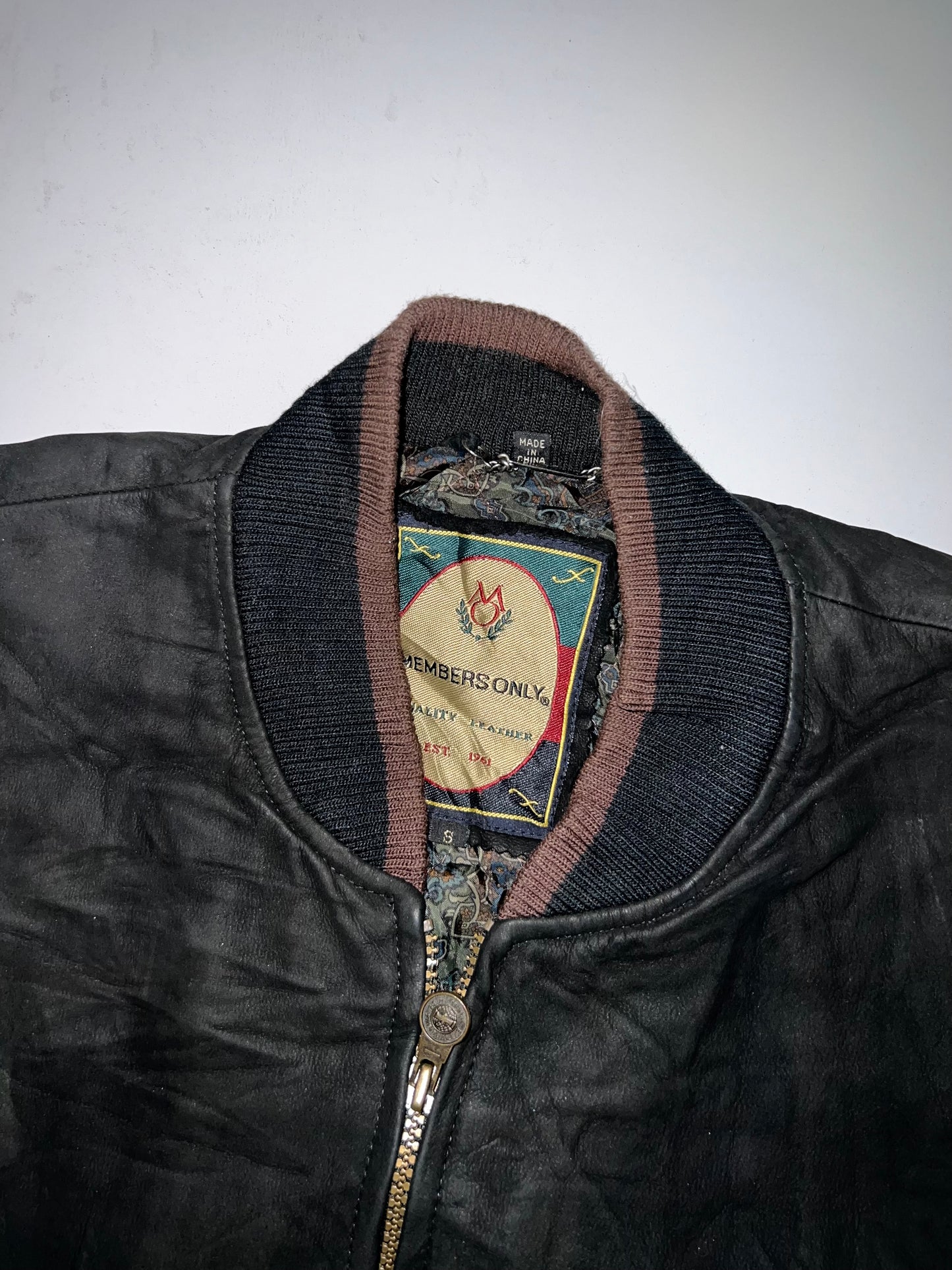 ZMembers Only Original Leather Jacket (S/M)