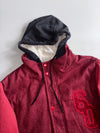 Nike “6-0” Varsity Hooded Bomber Jacket  Burgundy/Red (XL)