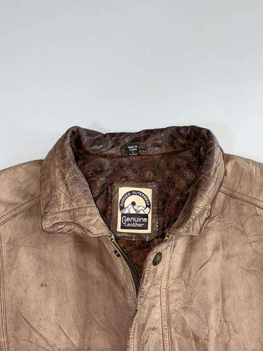 Rugged Outwear Premium Original Pure Leather Jacket (L/XL)