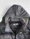 Big Train Osaka “Puffer Jacket Grey Sherpa-Lined Hood (XL)
