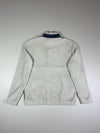 Puma Corduroy Panel Fleece Track Jacket White Navy (L)
