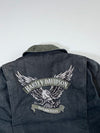 Vintage Harley-Davidson Eagle Wings Zip-Up Field (Padded) Jacket (L/Xl)