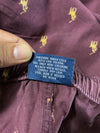 Polo Ralph Lauren Maroon All-Over Pony Print Lounge Pants (W:34) (L:42)