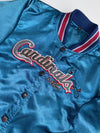 MLB Starter | St. Louis Cardinals Satin Jacket Light Blue (Xs/S)
