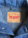 Levi's Lot 70901 Dark Indigo Denim Trucker Jacket – Western Flap Pockets (S)