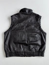 Prince Leather Black Vest Jacket (2XL)