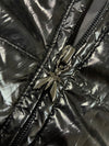 Patrizia Pepe Glossy Black Hooded Puffer Jacket Women’s (S/XS)