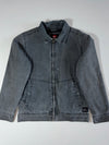 Quiksilver Grey Washed Harrington Jacket  (M)