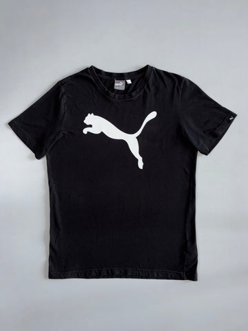 Puma | Oversized Cat Logo Tee | Black (L)