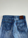 Vintage Levis 503 Faded Denim Shorts (W:32|L:24)