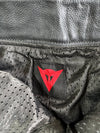 Dainese Black Leather Racing Pants moto pants, Dainese, knee armor pockets (W:30/L:34)