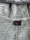 Eider Grey/White Striped High-Pile Fleece Zip Hoodie women’s (XS)