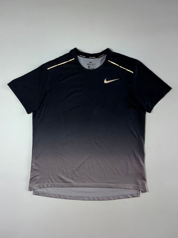 Nike Dri-Fit Running T-Shirt – Black Ombre (M)