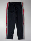Adidas Originals Adibreak Black Grey Red Snap Button Track Pants (W:40) (L:44)