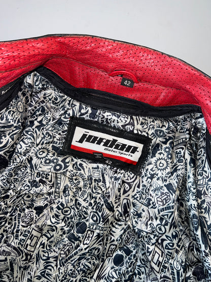 !                                                                                                                                                                                                       Johdan Original Pure Original Leather Riding Jacket (M)