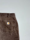 Carhartt Original Fit Brown Double-Knee Pants (W:36|L:38)