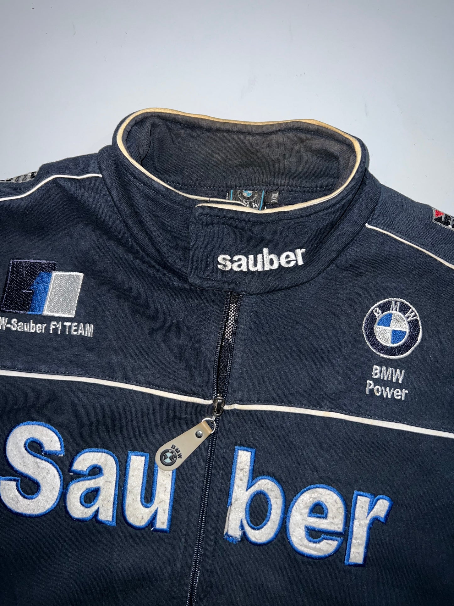 !               BMW Williams F1 Racing Team Sauber Vintage 2006-2007 Jacket Navy (XL/2XL)