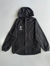 Hummel Black Hooded Lightweight Windbreaker Jacket (S)