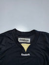 Reebok Sport Maska Colorblock Polyester Hockey Practice Jersey Black White Gold (XL/2XL)