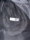 Vintage Reflective Print Full Zip Hooded Windbreaker Jacket Black (M)