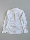 Gant White Fil Coupé Dotted Shirt(S)