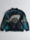 Vintage 1990s NFLx G-III Carl Banks Jacksonville Jaguars NFL Genuine Leather Varsity Jacket (2Xl)