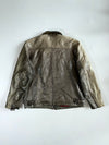 Vintage Levi’s Olive Leather Jacket (XL)