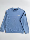 National Geographic Light Blue Crewneck Sweatshirt – Sleeve Patch (S)