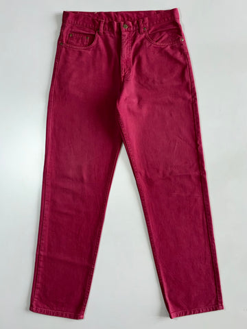 Lee Maroon Denim Jeans (W:34|L:46)
