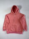 Vintage Champion Pink Embroidered Script Pullover Hoodie (L)