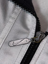 Vintage 90s Nike USA Taped Sleeve White Black Track Jacket (L)