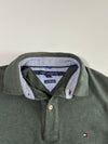 Tommy Hilfiger Custom Fit Dark Green Classic Logo Polo Shirt(L)