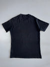 Adidas Black 3-Stripes Tee – White Shoulder Stripes & Logo (M)