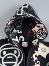 Baby Milo (BAPE) | Japan Map All-Over Print Full-Zip Hoodie (M)