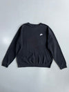 Nike | Black Logo Crewneck Sweatshirt | (L/XL)