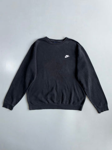 Nike | Black Logo Crewneck Sweatshirt | (L/XL)