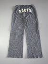Roots Beaver Logo Wide Leg Sweatpants – Salt & Pepper Grey (W:29) (L:39)