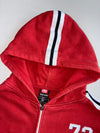 Y2K Ecko Unltd ‘72’ Red Navy Colorblock Zip Hoodie (Xl)