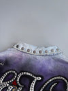 Vintage 1987 Alamo Designs | Rare Hand-Painted Rhinestone Denim Jacket | Las Vegas (XL)