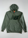 New Balance | Olive Green Big Logo Hoodie (L)