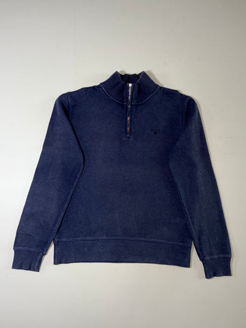 GANT Classic Quarter-Zip Sweatshirt – Navy (L/M)