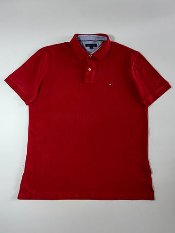 Tommy Hilfiger Polo Shirt — Classic Red  (2XL)