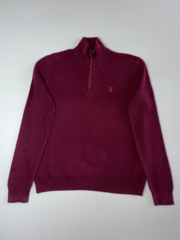 Polo Ralph Lauren Quarter-Zip Sweater  (L)