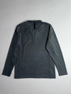 Black Yak Himalayan Original Charcoal Grey Quarter-Zip Pullover (M)