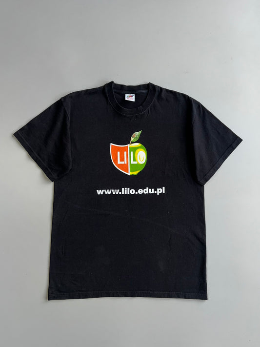 Vintage Heavy Cotton Black Graphic Tee (M)