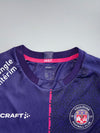 Craft Sportswear Toulouse Football Club 1937 Official Home Match Jersey Purple Pink Accent Short Sleeve Football T-Shirt (M)